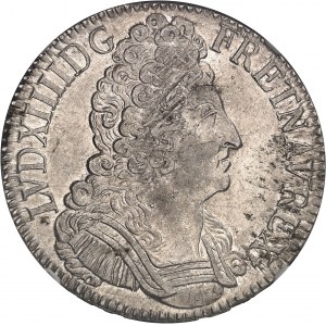 Louis XIV (1643-1715). Écu aux trois couronnes 1709, S, Reims.