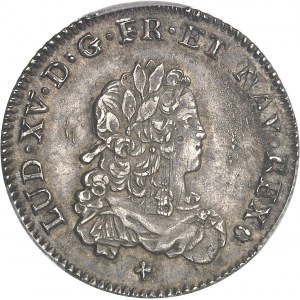 Louis XV (1715-1774). Tiers d’écu de France 1720, S, Reims.