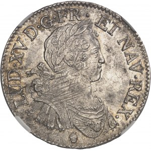 Louis XV (1715-1774). Écu aux huit L 1724, S, Reims.