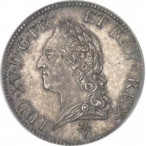 Louis XV (1715-1774). Écu dit à la vieille tête 1771, S, Reims.