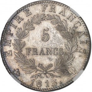 Premier Empire / Napoléon Ier (1804-1814). 5 francs Empire 1813, Q, Perpignan.