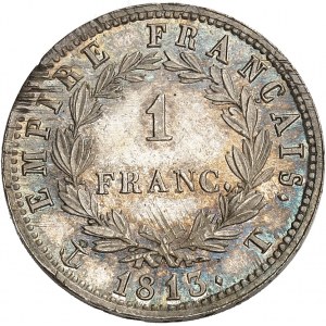 Premier Empire / Napoléon Ier (1804-1814). 1 franc Empire 1813, T, Nantes.