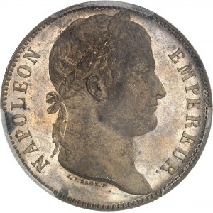 Cent-Jours / Napoléon Ier (mars-juillet 1815). Essai de 5 francs Empire par J.-P. Droz, Frappe spéciale (SP) 1815, A, Paris.