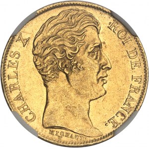 Charles X (1824-1830). 20 francs, tranche cannelée 1830, A, Paris.