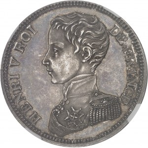 Henri V (1820-1883). 5 francs 1831, Bruxelles (Würden).