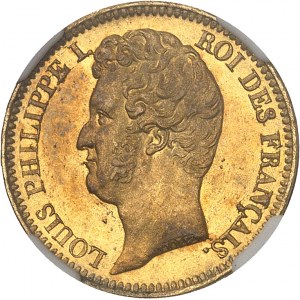 Louis-Philippe Ier (1830-1848). 20 francs tête nue, tranche en relief 1831, A, Paris.