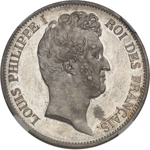 Louis-Philippe Ier (1830-1848). 5 francs tête nue, tranche en relief 1830, A, Paris.