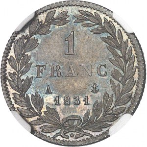 Louis-Philippe Ier (1830-1848). 1 franc tête nue 1831, A, Paris.