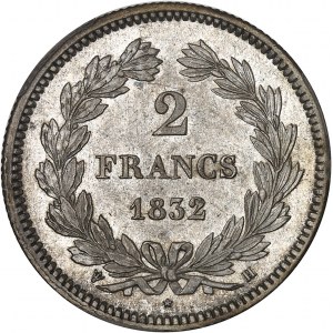 Louis-Philippe Ier (1830-1848). 2 francs 1832, H, La Rochelle.