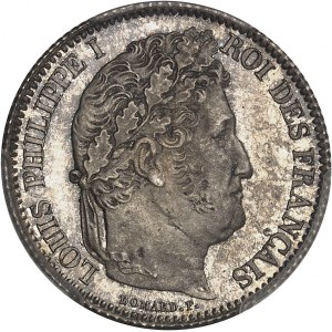 Louis-Philippe Ier (1830-1848). 1 franc tête laurée 1832, A, Paris.