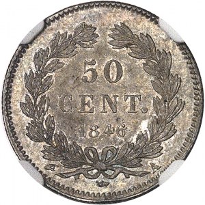 Louis-Philippe Ier (1830-1848). 50 centimes 1846, A, Paris.