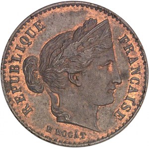 IIe République (1848-1852). Essai-piéfort de 20 francs, concours de 1848, par Rogat 1848, Paris.