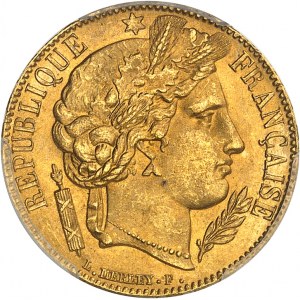 IIe République (1848-1852). 20 francs Cérès 1851, A, Paris.