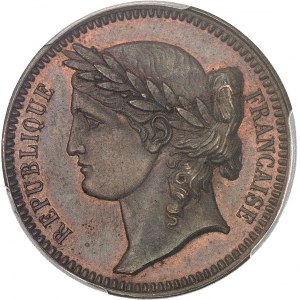 IIe République (1848-1852). Essai de 10 centimes, concours de 1848, hors concours par Reynaud 1848, Paris.