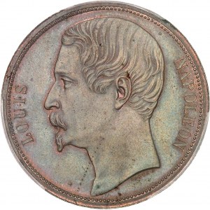 IIe République (1848-1852). Essai au module de 5 francs LOUIS NAPOLEON, dédié à la princesse Mathilde 1852, Paris.