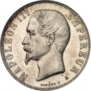 Second Empire / Napoléon III (1852-1870). 5 francs tête nue 1858, A, Paris.