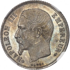 Second Empire / Napoléon III (1852-1870). 1 franc tête nue 1859, BB, Strasbourg.