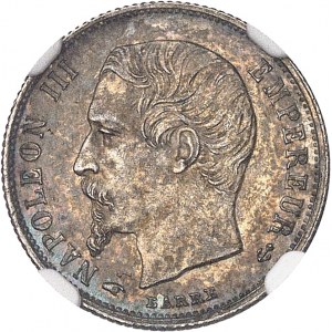 Second Empire / Napoléon III (1852-1870). 50 centimes tête nue 1859, A, Paris.