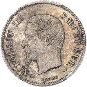 Second Empire / Napoléon III (1852-1870). 20 centimes tête nue 1855, A, Paris.