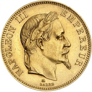 Second Empire / Napoléon III (1852-1870). 100 francs tête laurée 1868, A, Paris.