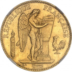 IIIe République (1870-1940). 100 francs Génie 1885, A, Paris.