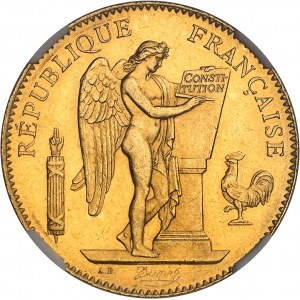 IIIe République (1870-1940). 50 francs Génie 1878, A, Paris.