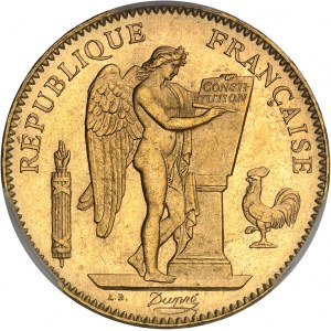 IIIe République (1870-1940). 50 francs Génie 1904, A, Paris.