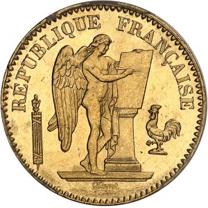 IIIe République (1870-1940). 20 francs Génie 1871, A, Paris.