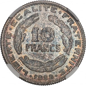 IIIe République (1870-1940). Essai de 10 francs, concours de 1929, par Guzman 1929, Paris.