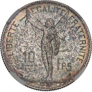 IIIe République (1870-1940). Essai de 10 francs, concours de 1929, par La Fleur 1929, Paris.