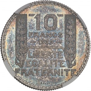 IIIe République (1870-1940). Essai de 10 francs Turin, type adopté 1929, Paris.