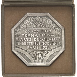 IIIe République (1870-1940). Médaille, Exposition internationale des Arts décoratifs et industriels modernes, petit module, par P. Turin 1925, Paris.