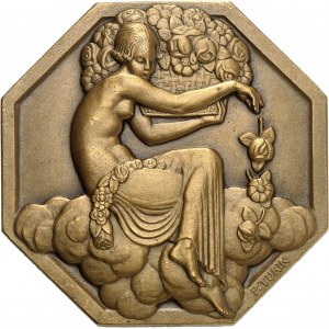 IIIe République (1870-1940). Médaille, Exposition internationale des Arts décoratifs et industriels modernes, petit module, par P. Turin 1925, Paris.