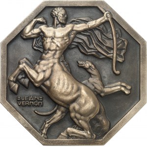 IIIe République (1870-1940). Fonte, le Centaure, par J. Vernon ND (c.1935).