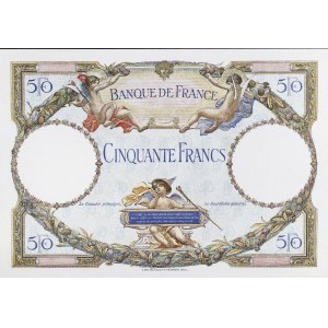 IIIe République (1870-1940). Épreuve du 50 francs Merson, non numérotée ND (1927).