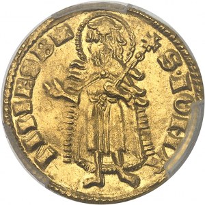 Louis Ier d’Anjou (1342-1382). Florin ou ducat ND, Buda.