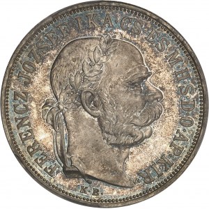 François-Joseph Ier (1848-1916). 5 korona, Flan bruni (PROOF) 1900, KB, Kremnitz (Körmöcbánya).