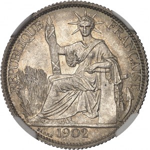 IIIe République (1870-1940). 20 centimes 1902, Paris.