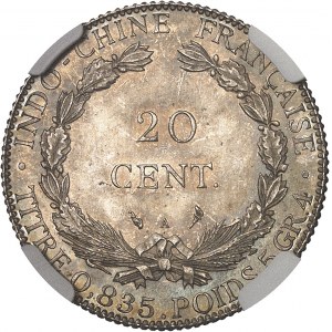 IIIe République (1870-1940). 20 centimes 1902, Paris.