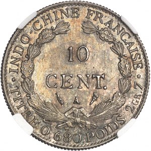 IIIe République (1870-1940). Essai de 10 centimes, date incomplète, poids lourd et frappe médaille 19-- (1920), A, Paris.