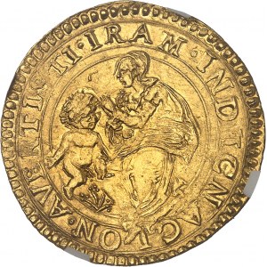 Modène (duché de), François Ier d’Este (1629-1658). Quadruple écu d’or ND (c.1635), Modène.