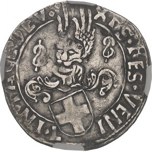 Savoie, Charles Ier (1482-1490). Demi-teston 2e type ND (1485-1490), Cornavin.
