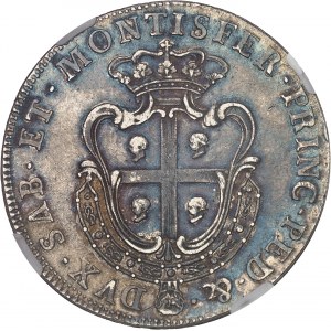 Savoie-Sardaigne, Charles-Emmanuel III, 2e période (1755-1773). Écu pour la Sardaigne (scudo Sardo) 1768, Turin.