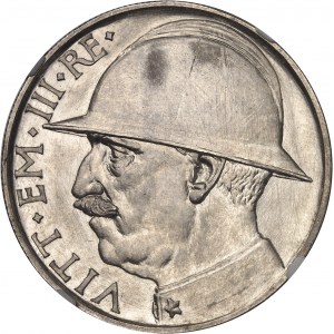 Victor-Emmanuel III (1900-1946). Essai de 20 lire à la tête casquée “PRIMA PROVA” ND (1928), R, Rome.