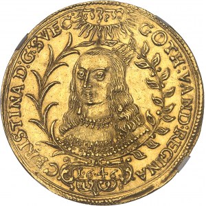 Christina (1632 - 1654). 2 ducats 1646, Riga.