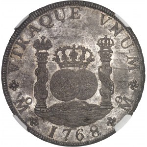 Charles III (1759-1788). 8 réaux 1768 MF, M°, Mexico.