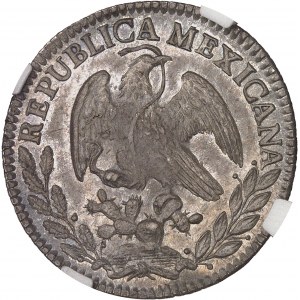 République du Mexique (1821-1917). 2 réaux 1826 JM, M°, Mexico.