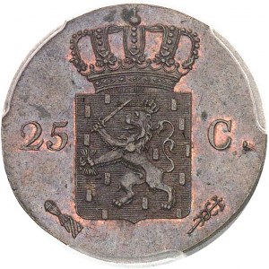 Guillaume I (1815-1840). Essai de 25 centimes 1817, Utrecht.