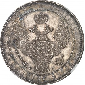 Nicolas Ier (1825-1855). 10 zloty (1,5 rouble) 1833 HГ, Saint-Pétersbourg.