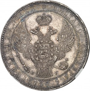 Nicolas Ier (1825-1855). 10 zloty (1,5 rouble) 1833 HГ, Saint-Pétersbourg.